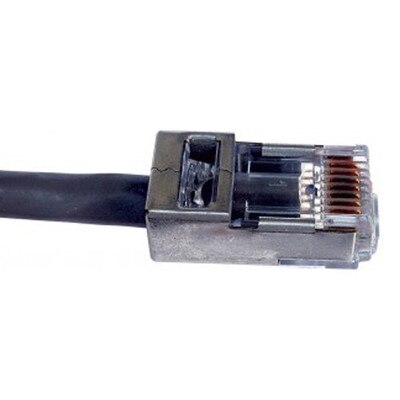 Platinum Tools EZ-RJ45 Shielded Cat5e/6 Connector, Internal Ground (10 Pack)